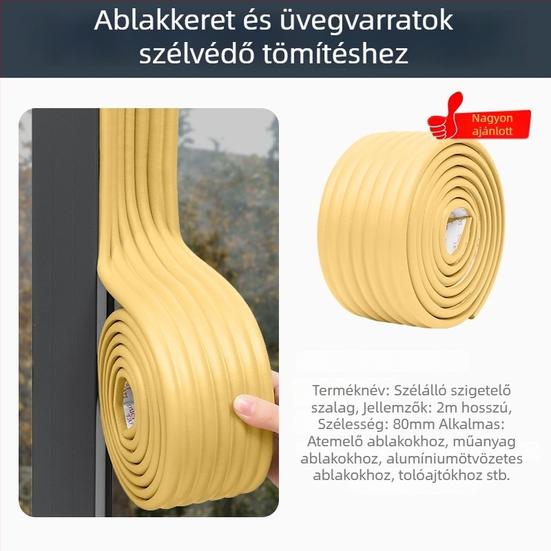 Ablakszigetelő szalag - szélálló, Modell Ytfzt, Márka Friendly, Ablakhoz, Modern egyszerű stílus