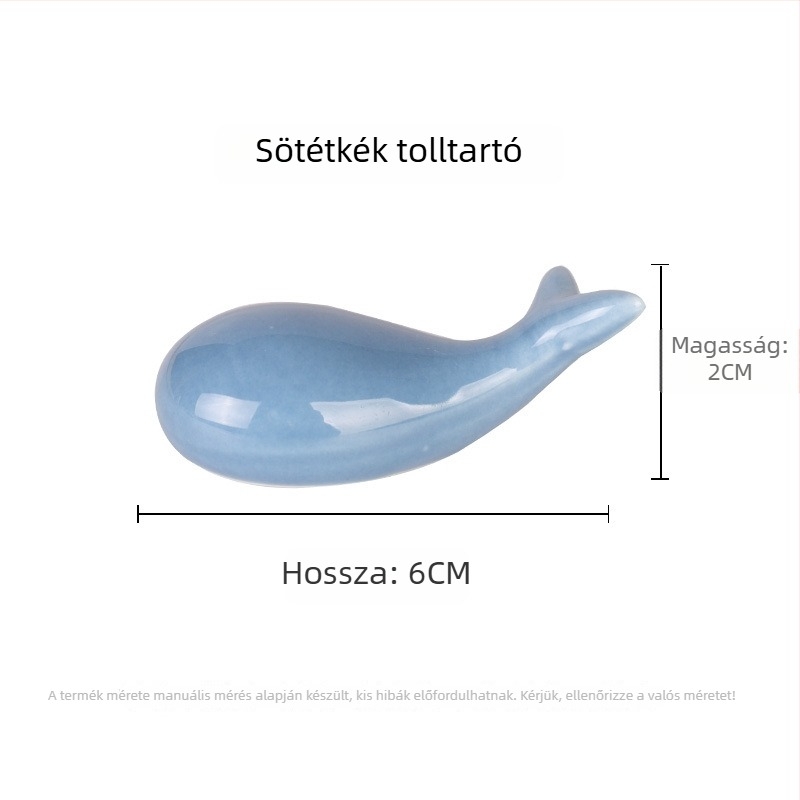Állatmotívumos kerámiás ecsettartó kaligráfiához, modell KTBG-07