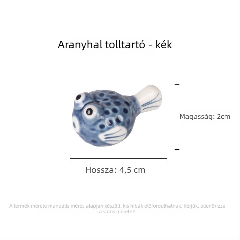 Állatmotívumos kerámiás ecsettartó kaligráfiához, modell KTBG-07