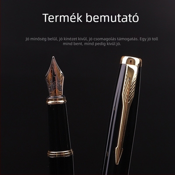 Hero 1502 fém toll díszdobozban, forgó tintaszállítás, irídium hegy, modell 1502