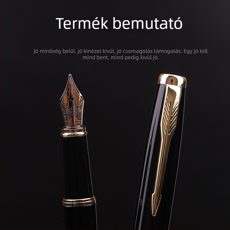 Hero 1502 fém toll díszdobozban, forgó tintaszállítás, irídium hegy, modell 1502