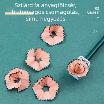 Deli fa hatszögletű ceruza HB/2B, termékszám 58104-HB/2B