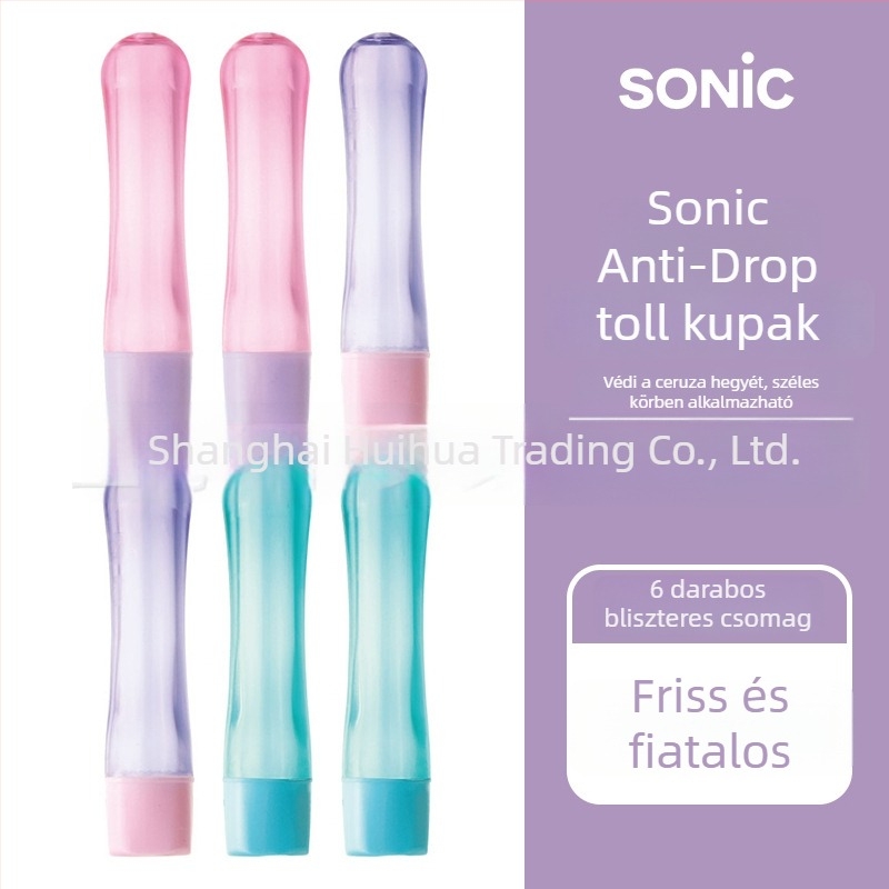 Sonic ceruzakapó – műanyag cap a ceruzák védelmére, modell SK-8572, kartonált csomagolás