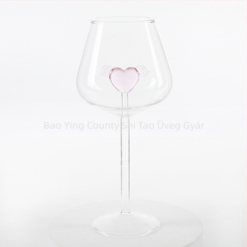 Kristály koktél pohár (kapacitás 301–400 ml; stílus modern minimalista; csomagolás papírdoboz)