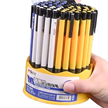 M&G Morning Light nyomógombos, visszahúzható golyóstoll – olaj-alapú tinta, 0.7 mm hegy