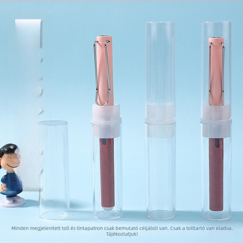 Műanyag tolltartó doboz, tömeges csomagolás, ajándékhoz megfelelő, ballagásra