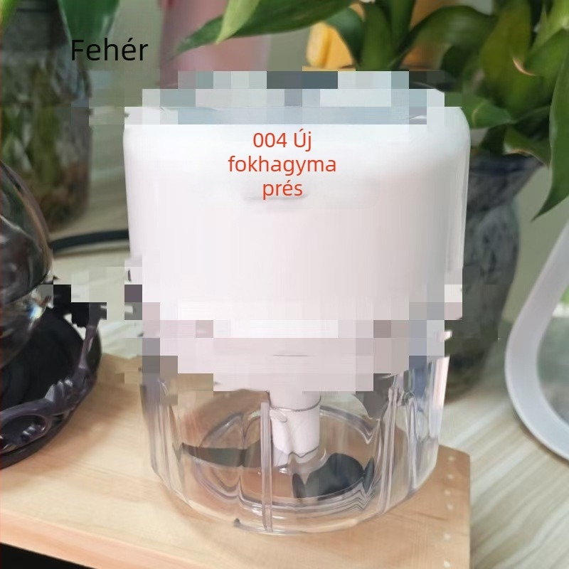 Vezeték nélküli mini fokhagymaprítő 3 pengével, 3 fokozat, kapacitás <1 L, max. 10 000 rpm, ≤36 V