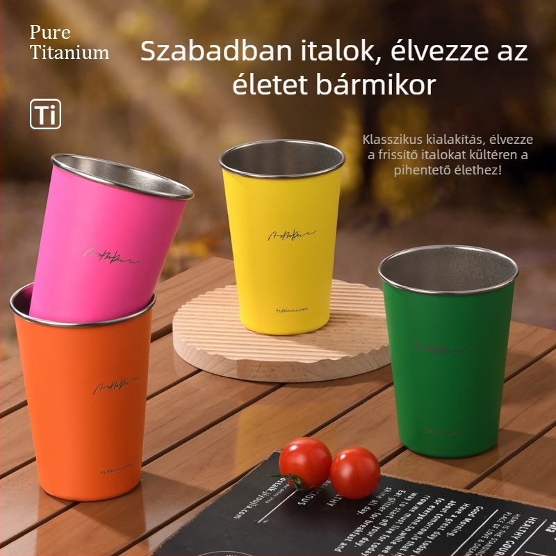 Rongtai sörös pohár, 301–400 ml kapacitás, egymásra rakható, egyenes falú pohár közvetlen kiszolgálásra, logónyomás elérhető, 2024-ben jelent meg