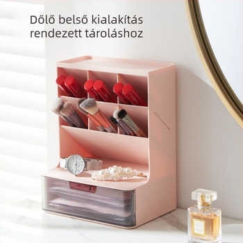 0128 Tolltartó az íróasztalhoz – ferde behelyezésű, tároló rekesz, ABS műanyag, modern minimalist stílus, kapacitás 1 toll