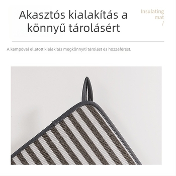 Konyhai mikroszálas szárító pad, négyzetes alak, Nordic stílus, prémium minőség
