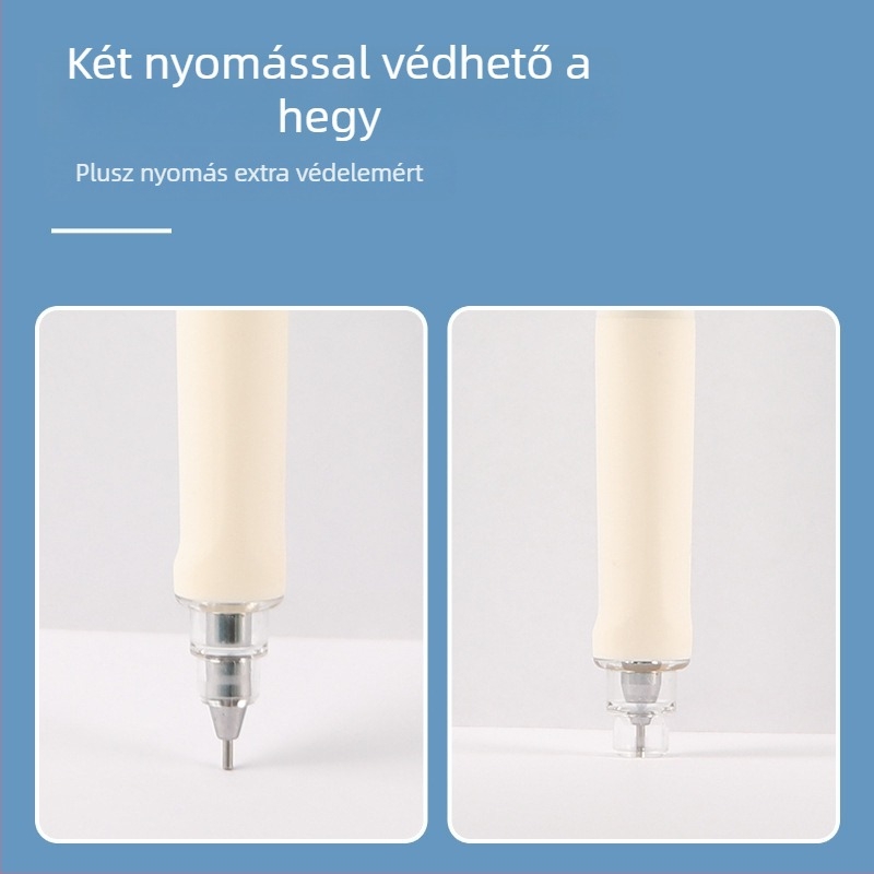 Morning Light mechanikus ceruza védőéllel általános iskolások számára – Modell K0201, műanyag burkolat, Márka M&G