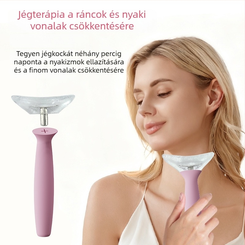 Szilikon arcroller és jégforma – Élelmiszer-minőségű sminkeszköz (Nettó tartalom: 217; Eredet: Shenzhen; Mindenki számára)