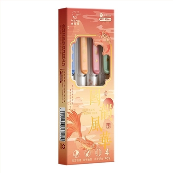 Cartoon Bear gél toll visszahúzható – aláíró/ ecset stílus, műanyag test, hegy anyaga: egyéb anyagok, nem törölhető