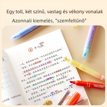 Prince Cat kettős fejű gyorsan száradó kiemelő toll általános iskolásoknak, modell M3216