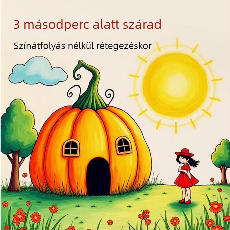 Prince Cat kettős fejű gyorsan száradó kiemelő toll általános iskolásoknak, modell M3216