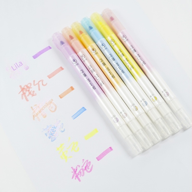 Dotted Stone DS-823 Törölhető, kétoldalas kiemelő Toll