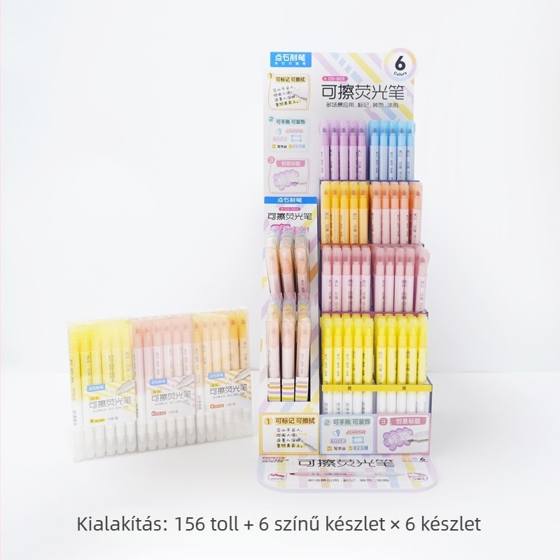 Dotted Stone DS-823 Törölhető, kétoldalas kiemelő Toll