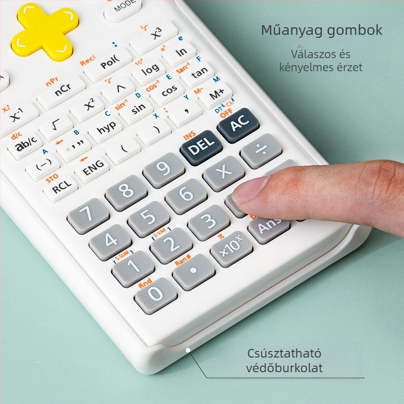 Deli 1700 Funkciós Számológép Nagy Kijelzővel, 12 Számjegy, Műanyag Ház, Gombateleppel Működik