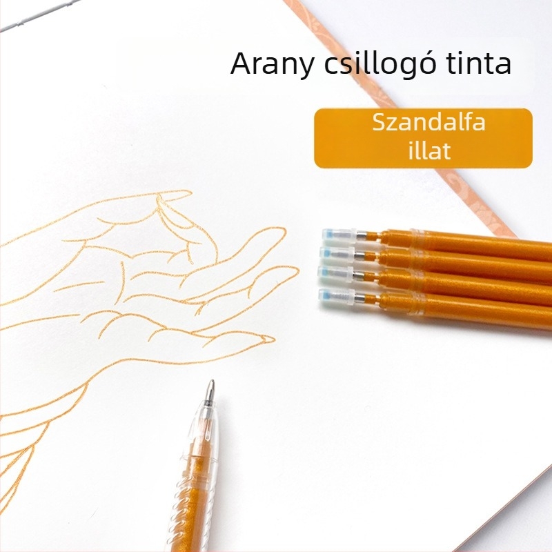 Rajz- és színező toll utántöltő, 0,7 mm vonalvastagság, műanyag test, extra nagy kapacitás