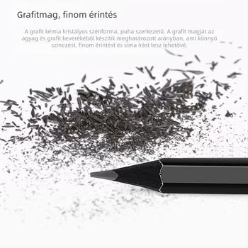 TC fa HB grafitceruza, hexagonális test, biztonságos, nem toxikus grafit íráshoz és rajzoláshoz diákoknak