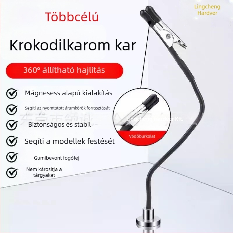 Modellező színező csipesz (Fém; Erős harapási erő; Gyártó: Lingcheng hardware)