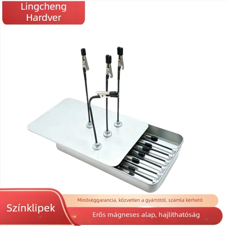 Modellező színező csipesz (Fém; Erős harapási erő; Gyártó: Lingcheng hardware)