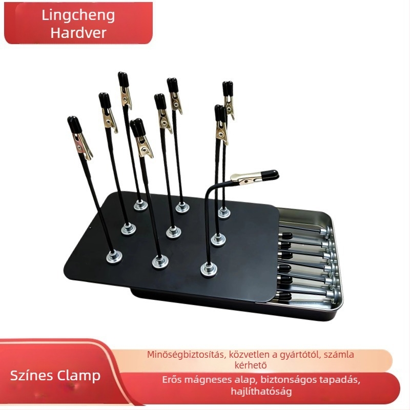 Modellező színező csipesz (Fém; Erős harapási erő; Gyártó: Lingcheng hardware)