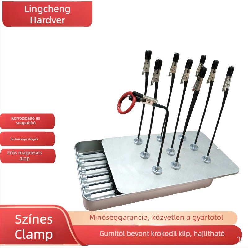 Modellező színező csipesz (Fém; Erős harapási erő; Gyártó: Lingcheng hardware)