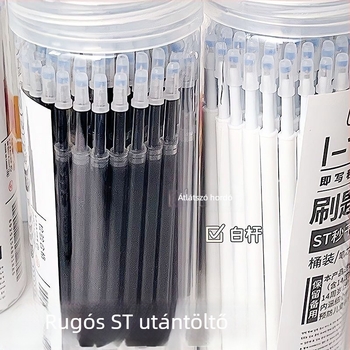 Tollbetét – fémtestű tollhoz | modell bucket refill, 0,5 mm menet, csomagolás hordó