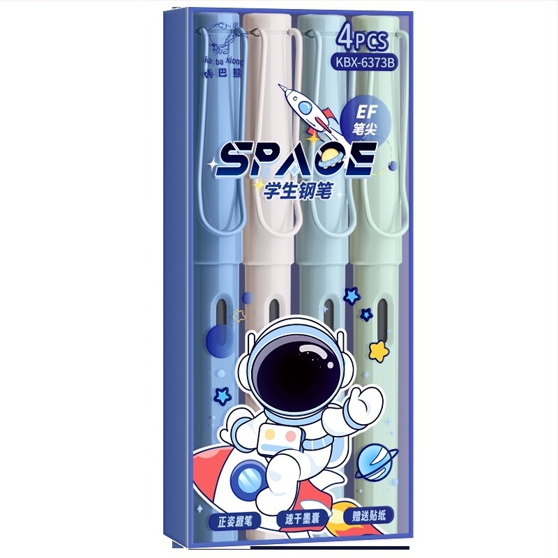 Kaba Bear Kapy háromszög alakú kalligráfia toll cserélhető tintazsákkal, modell KBX-6373, harmadik osztályos tanulóknak