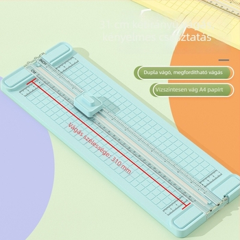 4 az 1-ben papírvágó, kétirányú vágás, műanyag kivitel, maximális vágási méret A4, márka No Worries