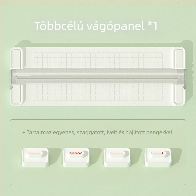 4 az 1-ben papírvágó, kétirányú vágás, műanyag kivitel, maximális vágási méret A4, márka No Worries