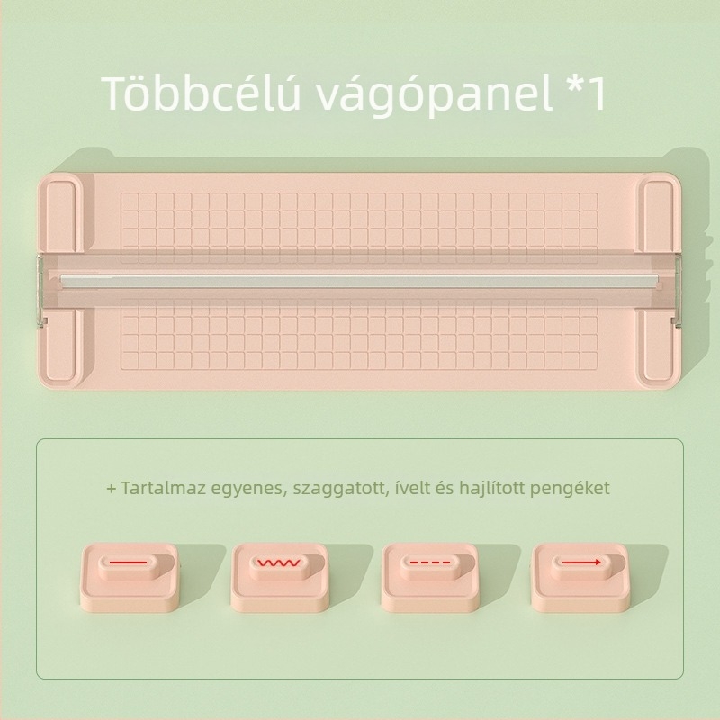 4 az 1-ben papírvágó, kétirányú vágás, műanyag kivitel, maximális vágási méret A4, márka No Worries