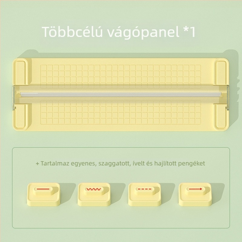 4 az 1-ben papírvágó, kétirányú vágás, műanyag kivitel, maximális vágási méret A4, márka No Worries