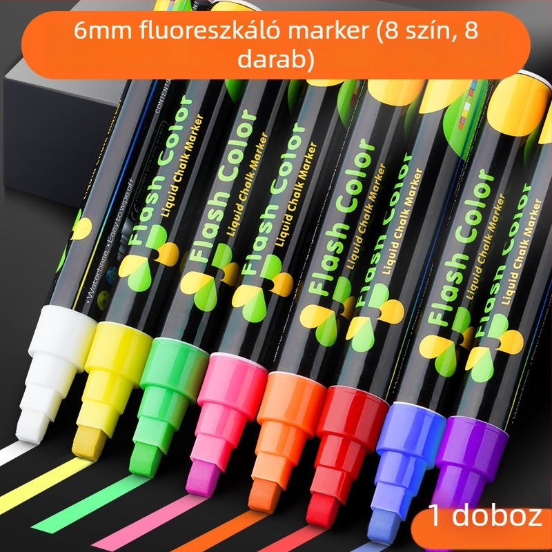 Fehér táblához való toll, műanyag ház, modell FZ-3962A, törölhető, dobozos csomagolás