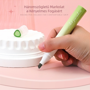 Gradient kiemelő toll gyerekeknek – Morandi színek, rajzhoz és jegyzeteléshez, 4 színű készlet, modell 046