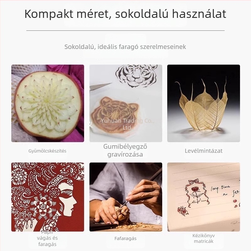 Kézműves kés alumínium rúd maggal és ötvözött acél penge; tömeg 10; teljes hossz 10