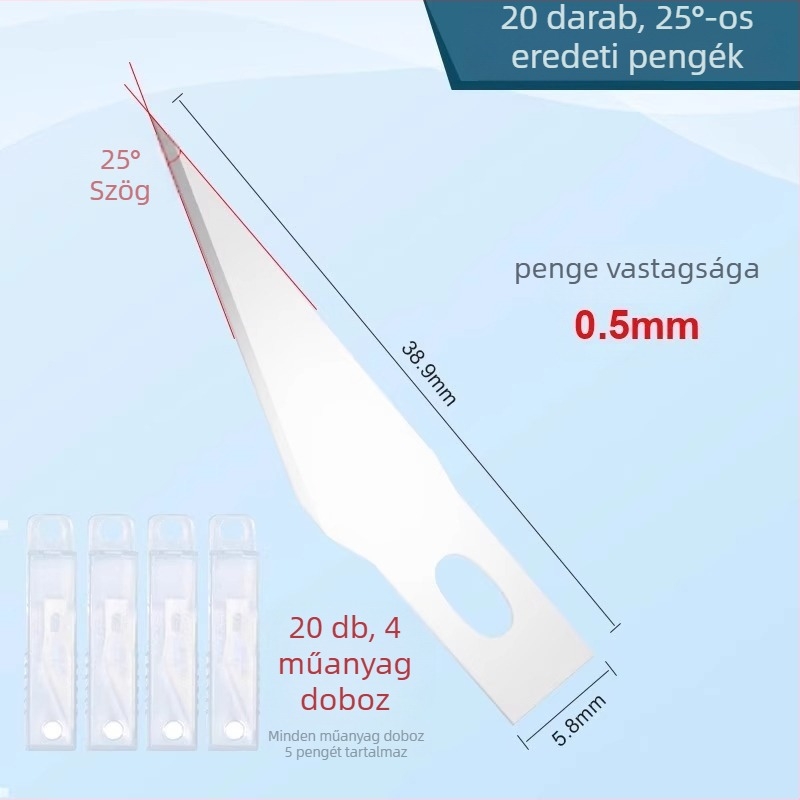 Kézműves kés alumínium rúd maggal és ötvözött acél penge; tömeg 10; teljes hossz 10