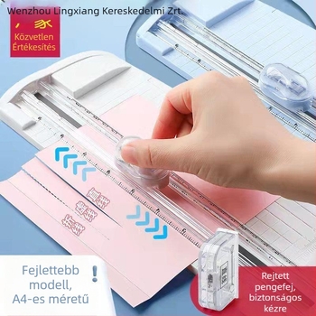 Lingxiang diák origami papírvágó — többfunkciós műanyag test, modell 1, kézi cserélhető fej