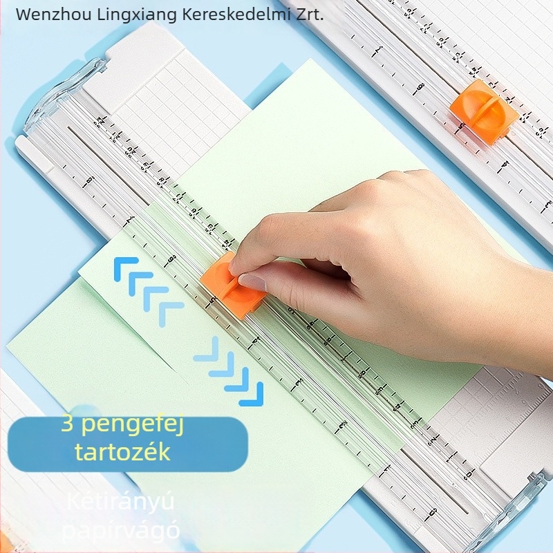 Lingxiang diák origami papírvágó — többfunkciós műanyag test, modell 1, kézi cserélhető fej