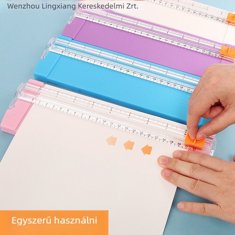 Lingxiang diák origami papírvágó — többfunkciós műanyag test, modell 1, kézi cserélhető fej