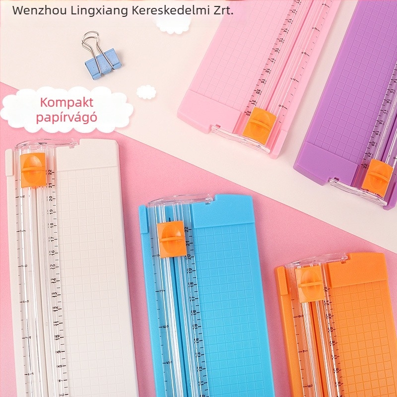 Lingxiang diák origami papírvágó — többfunkciós műanyag test, modell 1, kézi cserélhető fej