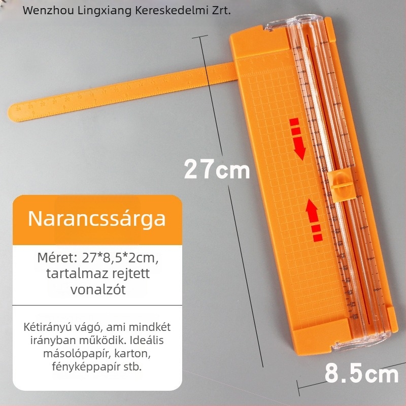 Lingxiang diák origami papírvágó — többfunkciós műanyag test, modell 1, kézi cserélhető fej