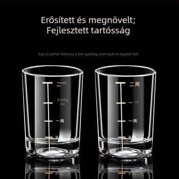 Szeszes italokhoz való pohár edzett üvegből, kapacitás 1000 ml vagy több, egyszerű stílus