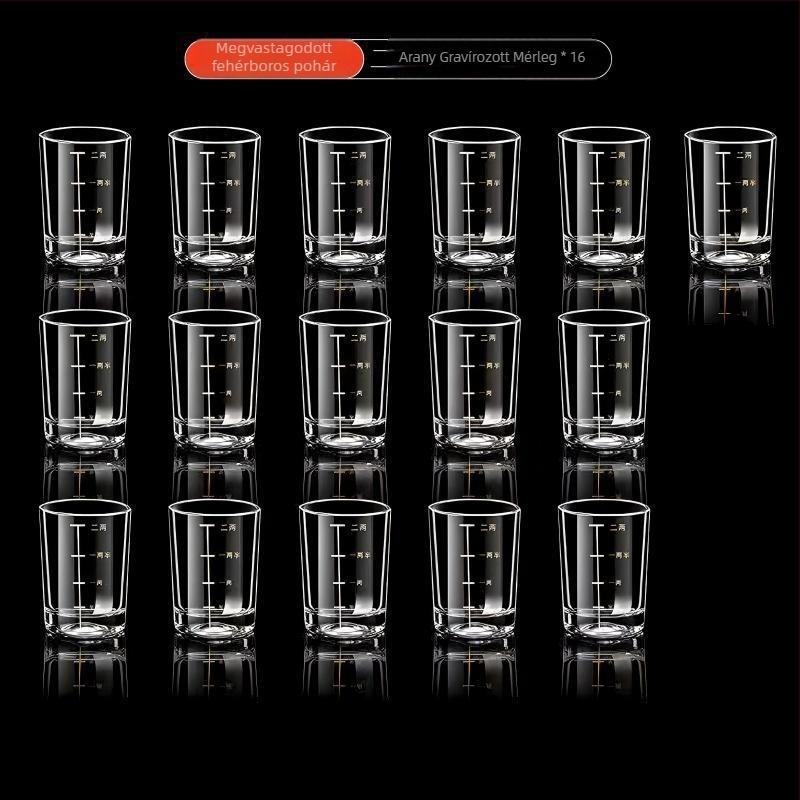 Szeszes italokhoz való pohár edzett üvegből, kapacitás 1000 ml vagy több, egyszerű stílus