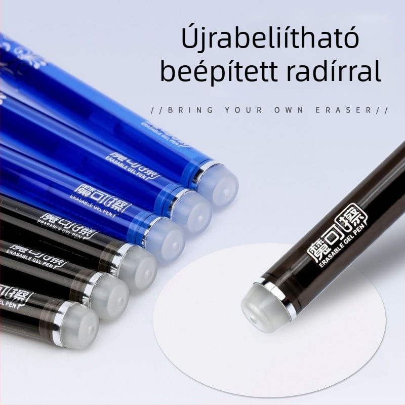 Hővel törölhető zselés toll, műanyag test, modell 1084, írás törölhető