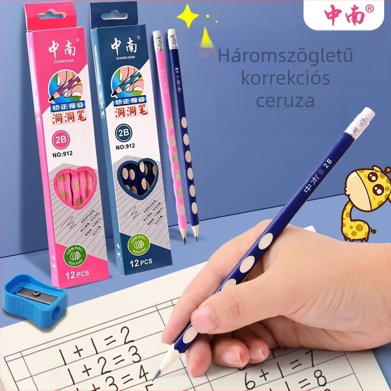 Fa 2B háromszög alakú ergonikus ceruza általános iskolás gyerekeknek – írásra