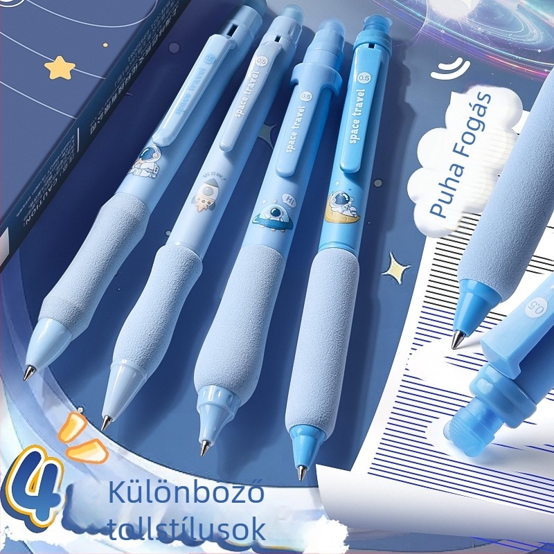 Kappa bear Cloud grip hő-erasztható gél toll készlet gyerekeknek, műanyag test, törölhető, heg: egyéb anyagok.