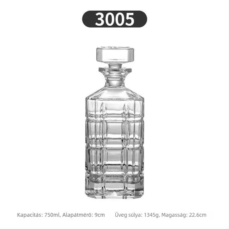 Xingbaoxing whisky üveg, üvegből készült, nordic stílusú, 1 darab készlet