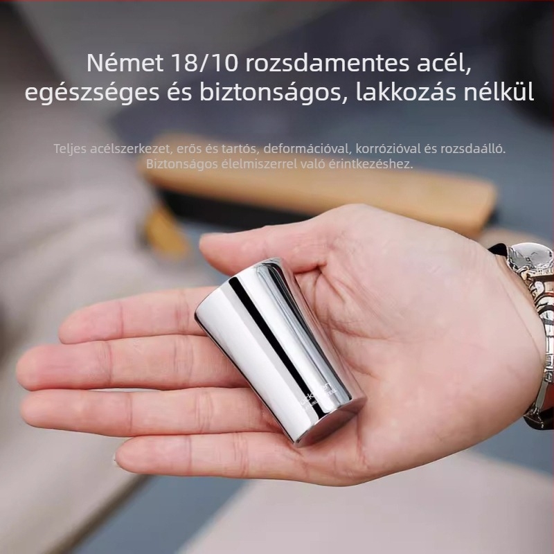 Clang 316 rozsdamentes acél szeszes ital pohár, 1–100 ml kapacitás, modern minimalista dizájn